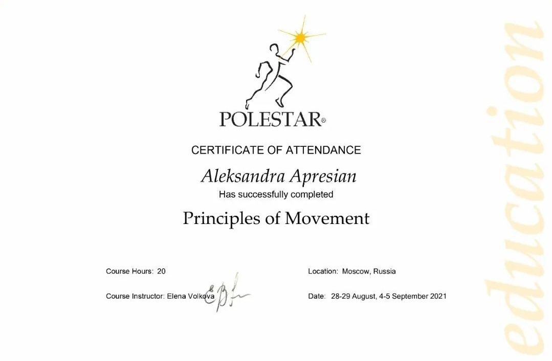 Сертификат 21